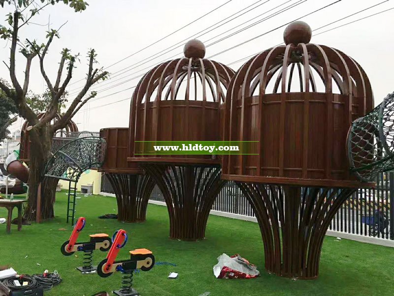 樂貝兒幼兒園戶外非標(biāo)滑梯
