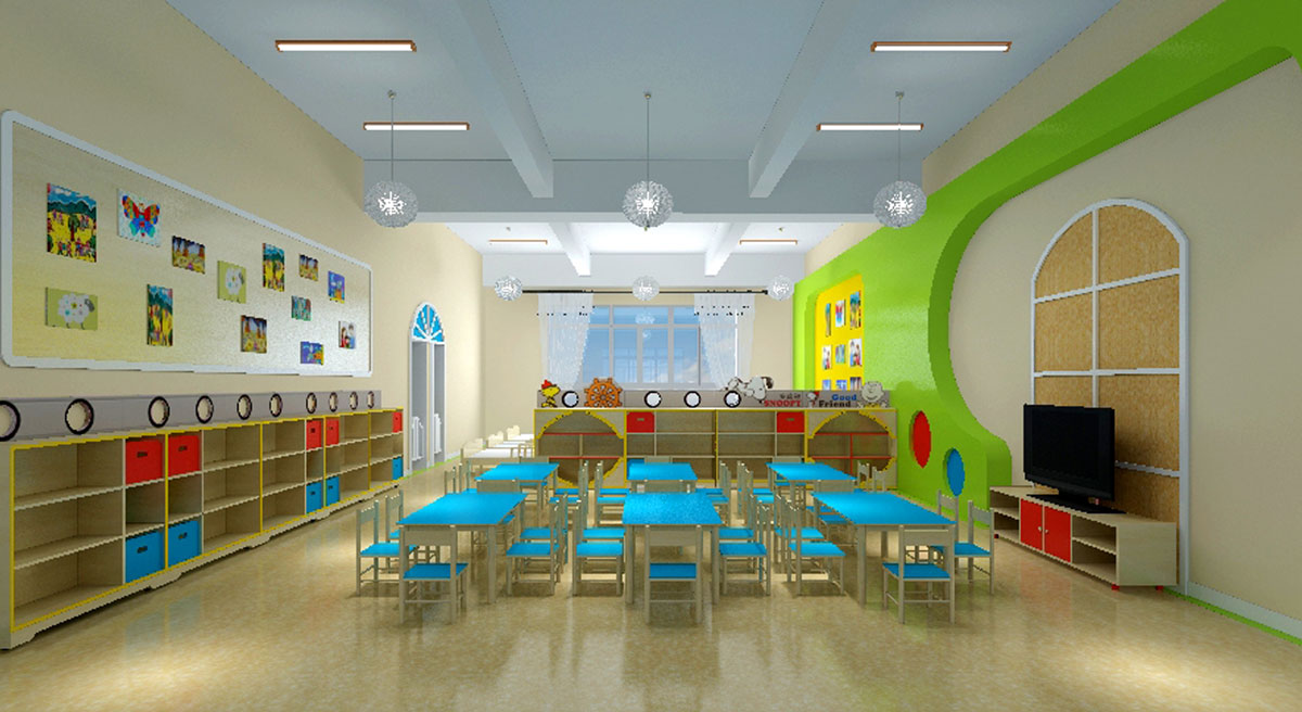 1500㎡現(xiàn)代風(fēng)幼兒園設(shè)計(jì)，將自由還給孩子