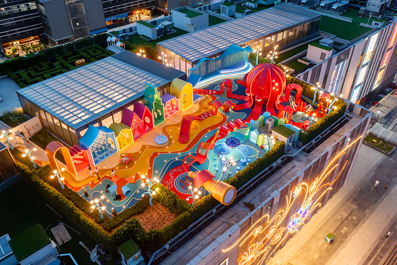 無(wú)動(dòng)力樂(lè)園 樓頂兒童樂(lè)園